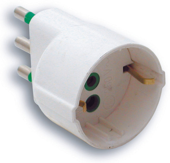 Fanton ADATTATORE SEMPLICE 2P+T spina 16A/ presa schuko 5.00 pz