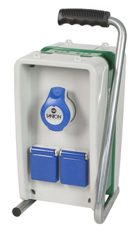 Fanton QUADRO ELETTRICO EOLO 2 prese scuko IP44+2 prese 200-250V IP44  cm. 15,6x18,5x33,8 h