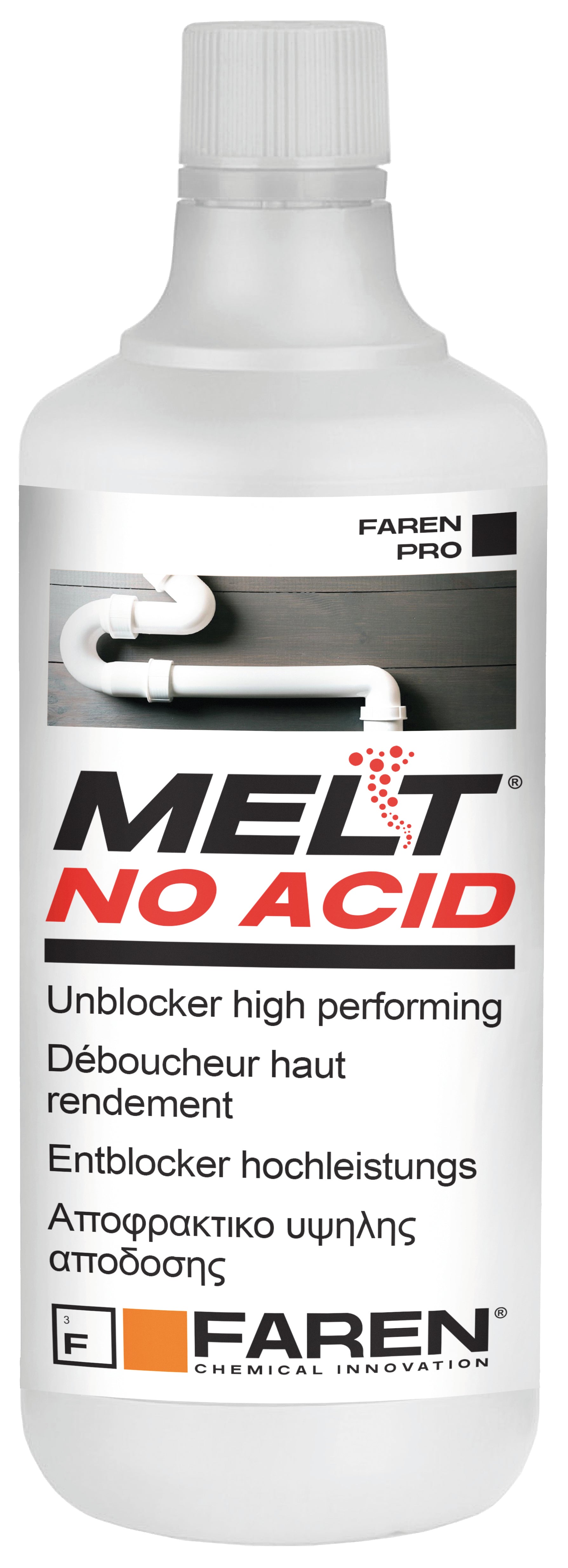 Faren DISGORGANTE LIQUIDO MELT NO ACID  lt. 1 12.00 pz