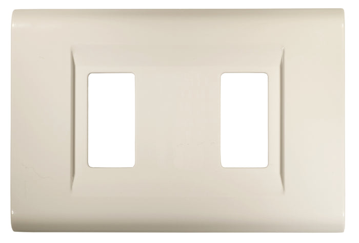 Feb Elettrica PLACCA CLICK  col. Bianco 2 posti