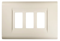 Feb Elettrica PLACCA CLICK  col. Bianco 3 posti