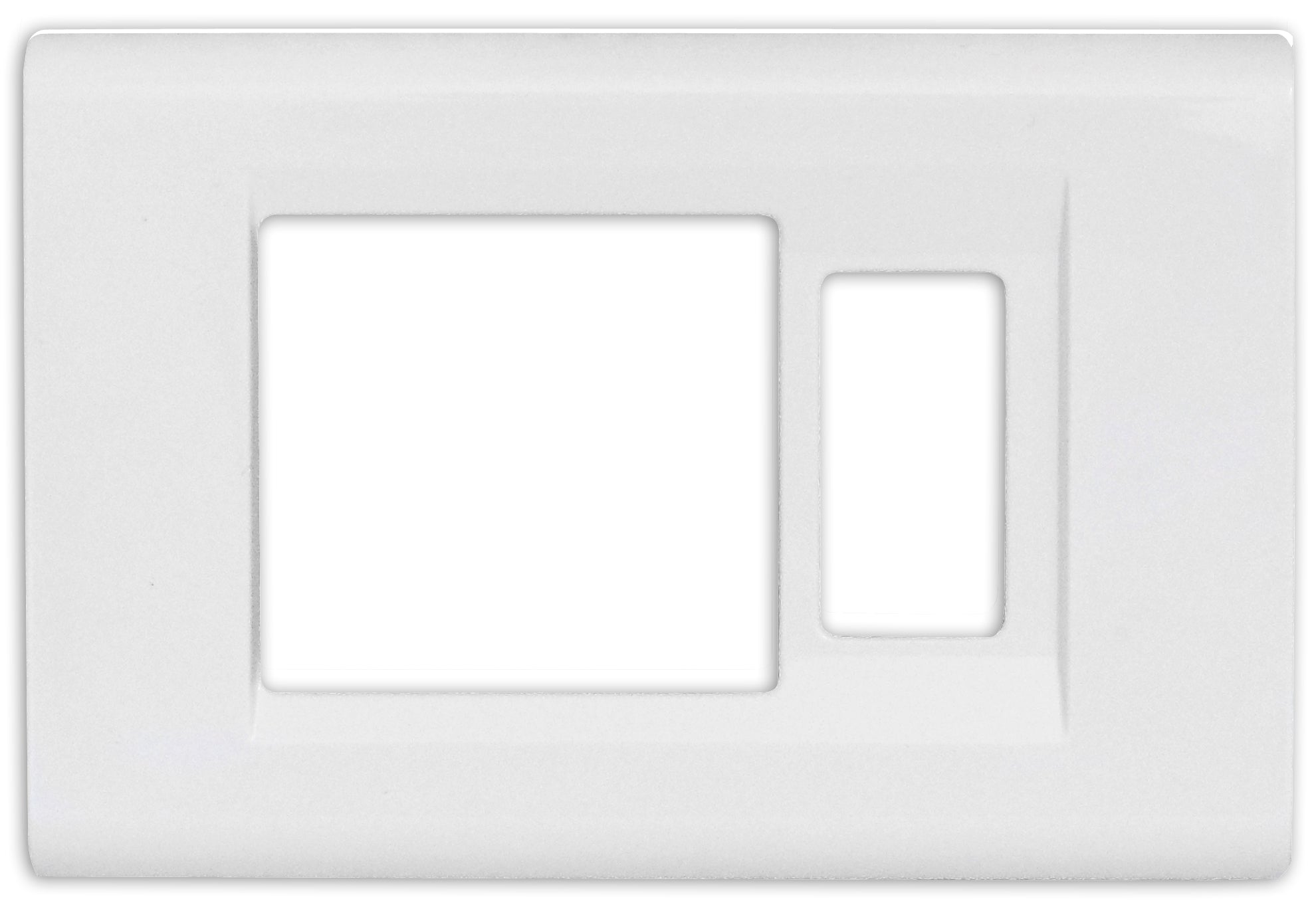 Feb Elettrica PLACCA CLICK PER SCHUKO+1 P col. Bianco 50.00 pz