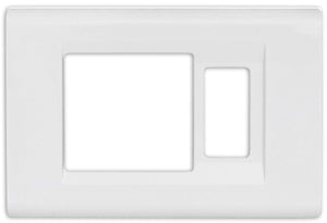 Feb Elettrica PLACCA CLICK PER SCHUKO+1 P col. Bianco 50.00 pz