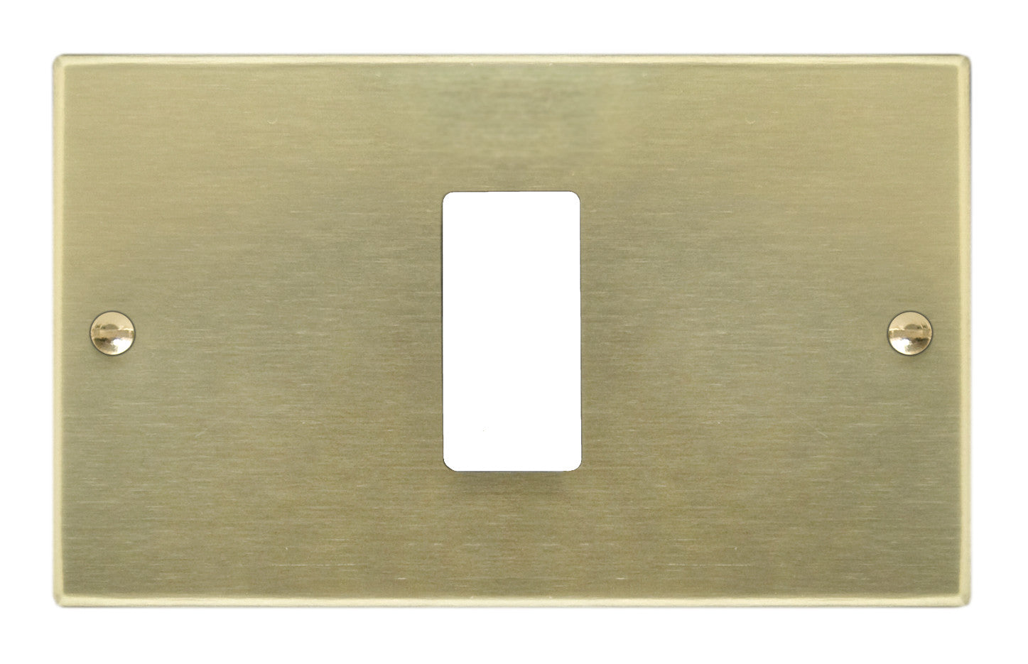 Feb Elettrica PLACCA IN ALLUMINIO  col. Champagne 1 posto 50.00 pz