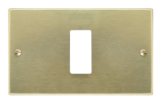 Feb Elettrica PLACCA IN ALLUMINIO  col. Champagne 1 posto 50.00 pz