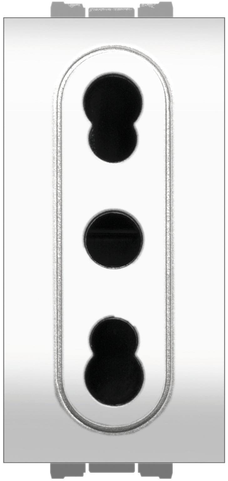 Feb Elettrica PRESA BIVALENTE DI SICUREZZA 2P+T  10-16A Col. Bianco 20.00 pz