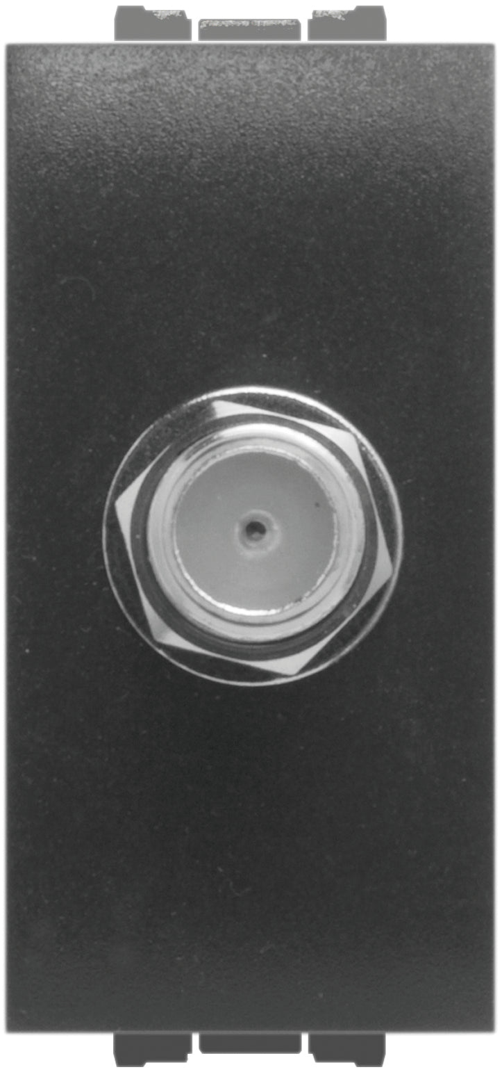 Feb Elettrica PRESA SATELLITARE CONNETTORE TIPO F Col. Antracite 10.00 pz
