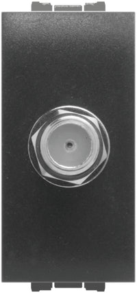 Feb Elettrica PRESA SATELLITARE CONNETTORE TIPO F Col. Antracite 10.00 pz