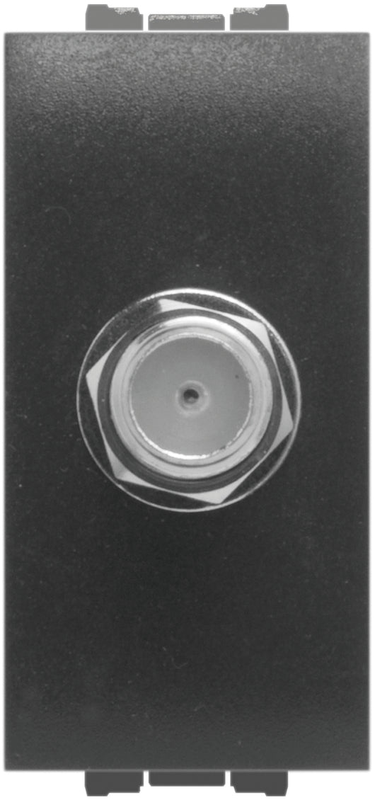 Feb Elettrica PRESA SATELLITARE CONNETTORE TIPO F Col. Antracite 10.00 pz