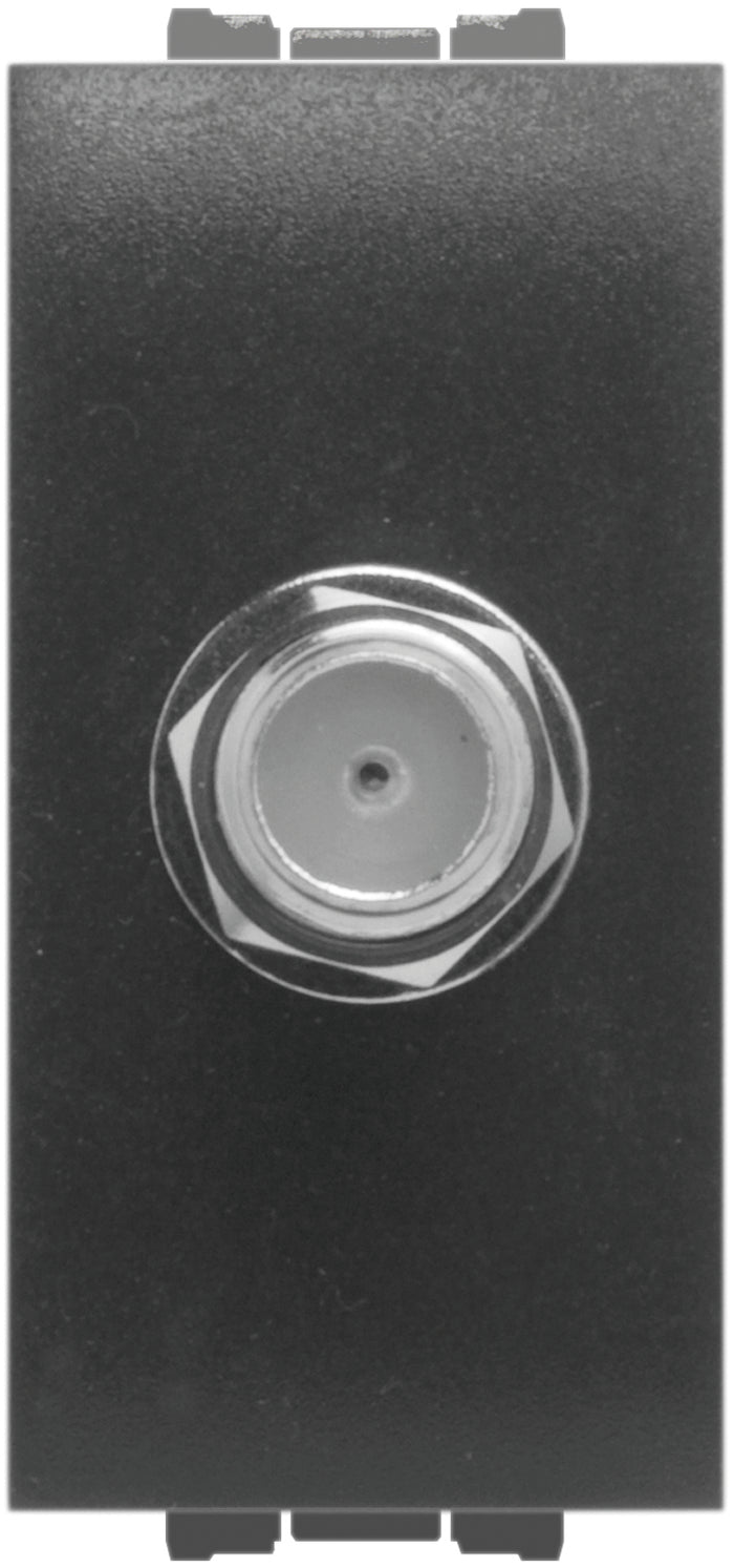 Feb Elettrica PRESA SATELLITARE CONNETTORE TIPO F Col. Antracite 10.00 pz
