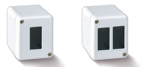 Feb Elettrica SCATOLA DA PARETE PER CANALINA col. Bianco 1 posto