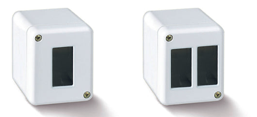 Feb Elettrica SCATOLA DA PARETE PER CANALINA col. Bianco 1 posto