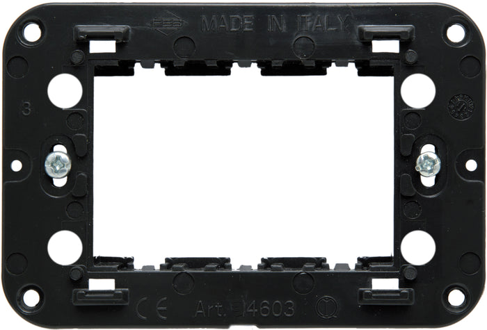 Feb Elettrica SUPPORTO 3 POSTI con viti
