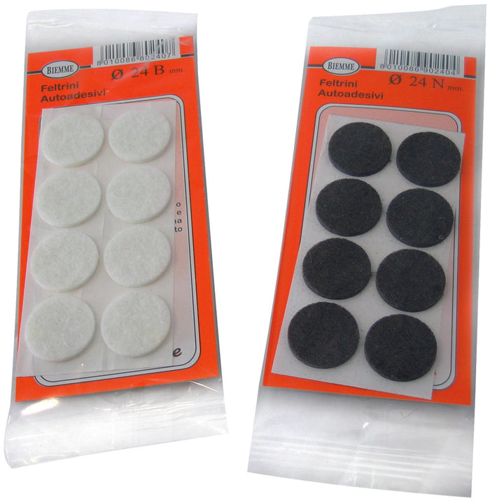 FELTRINO MILLEUSI  TONDO - Col. Marrone Ø mm. 20 12 pz. 50.00 confezioni