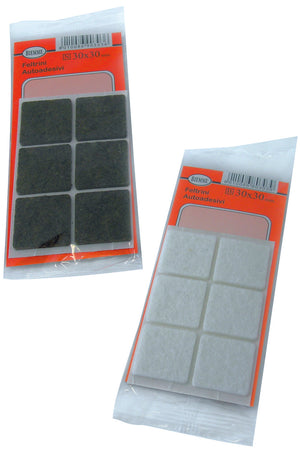 FELTRINO MILLEUSI QUADRATO - Col. Marrone mm. 25x25 8 pz. 50.00 confezioni