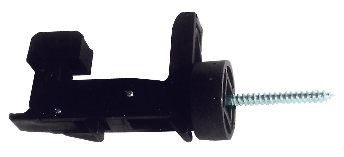 FERMAIMPOSTE A SCATTO NERO VITE MM.70 + TASSELLO 25.00 pz