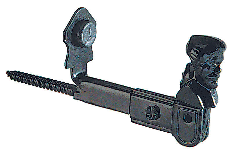 FERMAIMPOSTE A VITE NERO CON FERMO E TASSELLO 25.00 pz