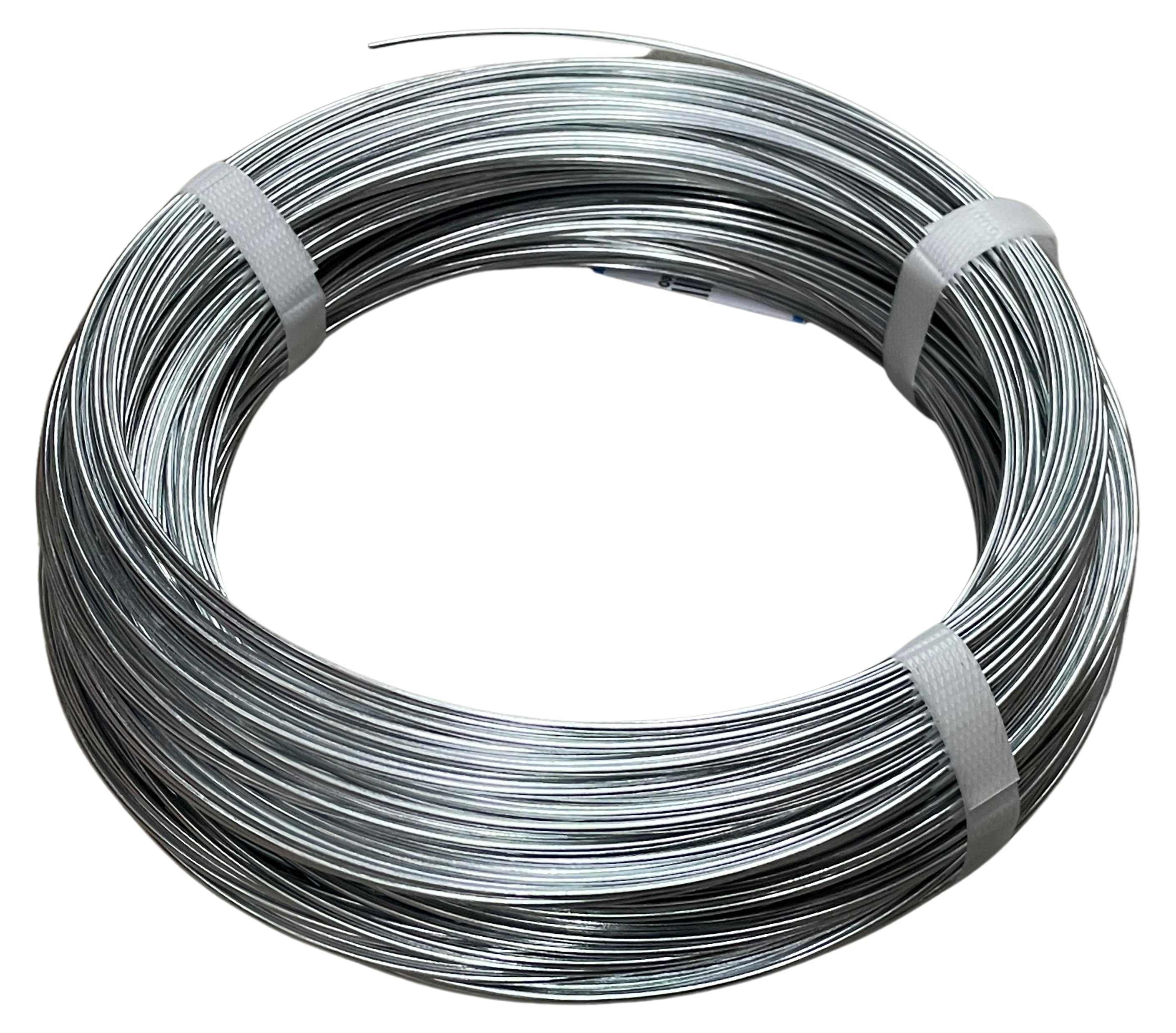 FILO ZINCATO PER  TENSIONE E LEGATURA mt.100  Ø mm. 1,80 5.00 rotoli