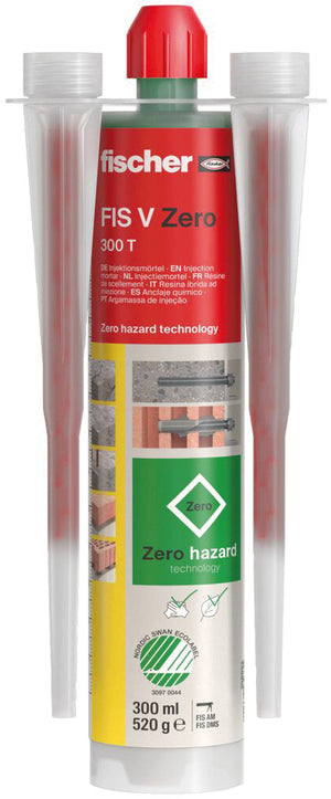 Fischer ANCORANTE CHIMICO FIS V ZERO 300 T CARTUCCIA  ml. 300 10.00 pz