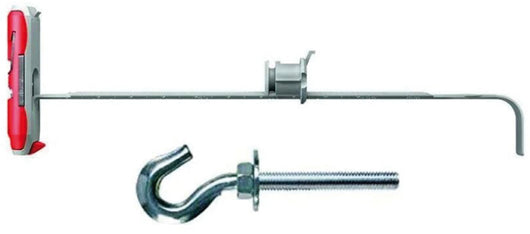 Fischer TASSELLO BASCULANTE DUOTEC 12 H CON GANCIO M6 Ø foro mm.12 25.00 pz