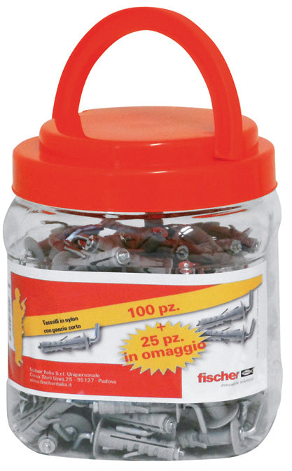 Fischer TASSELLO SB 9/8 BOX 125 PEZZI  (100+25 omaggio)