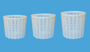FORMA PER FORMAGGIO CANESTRATO ÃE cm. 14,8x13,2x13 h capacitÃE gr. 1.200 50.00 pz