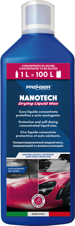 Fra-ber CERA LIQUIDA CONCENTRATA E AUTO-ASCIUGANTE ''NANOTECH'' Lt. 1