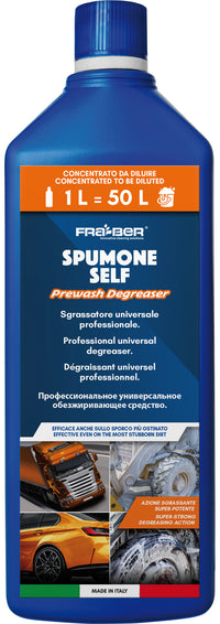 Fra-ber SGRASSATORE CONCENTRATO PRELAVAGGIO AUTO ''SPUMONE SELF'' Lt. 1