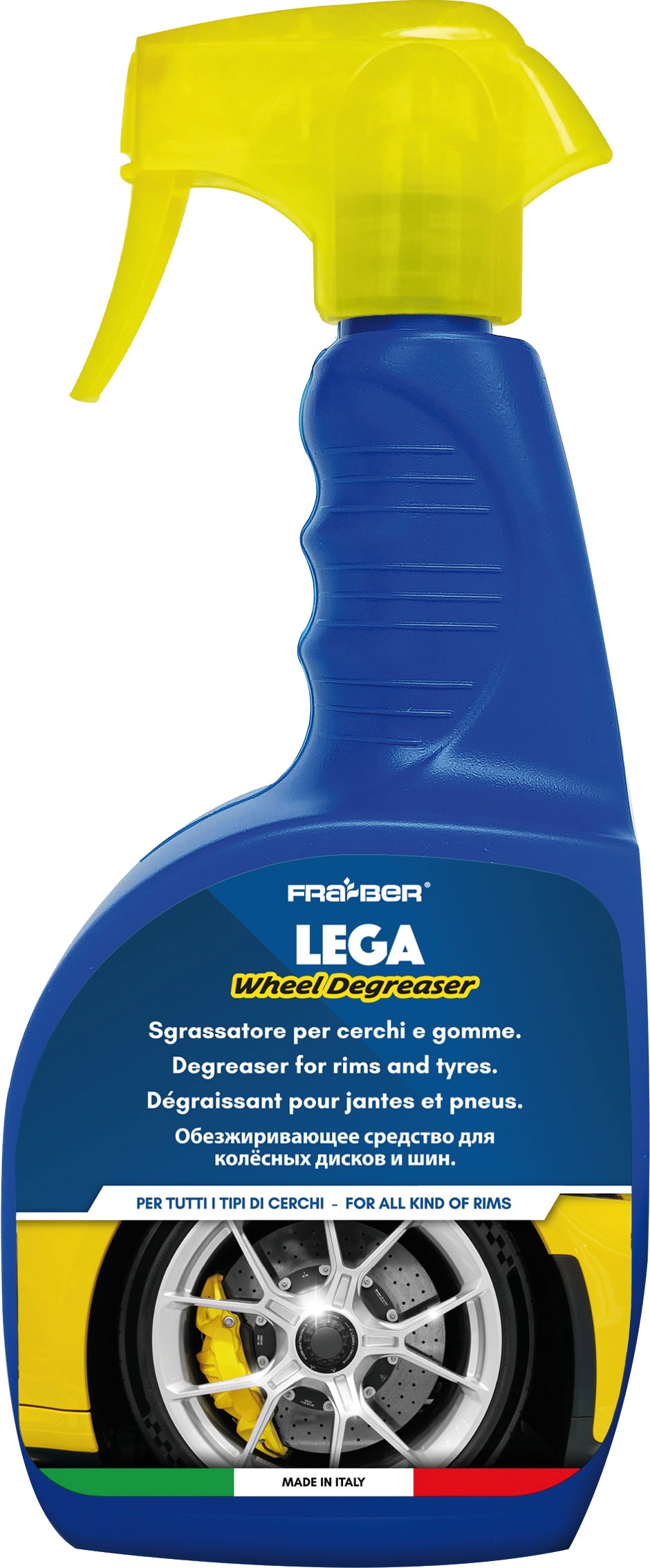Fra-ber SGRASSATORE PER CERCHI E PNEUMATICI ''LEGA'' ml. 750