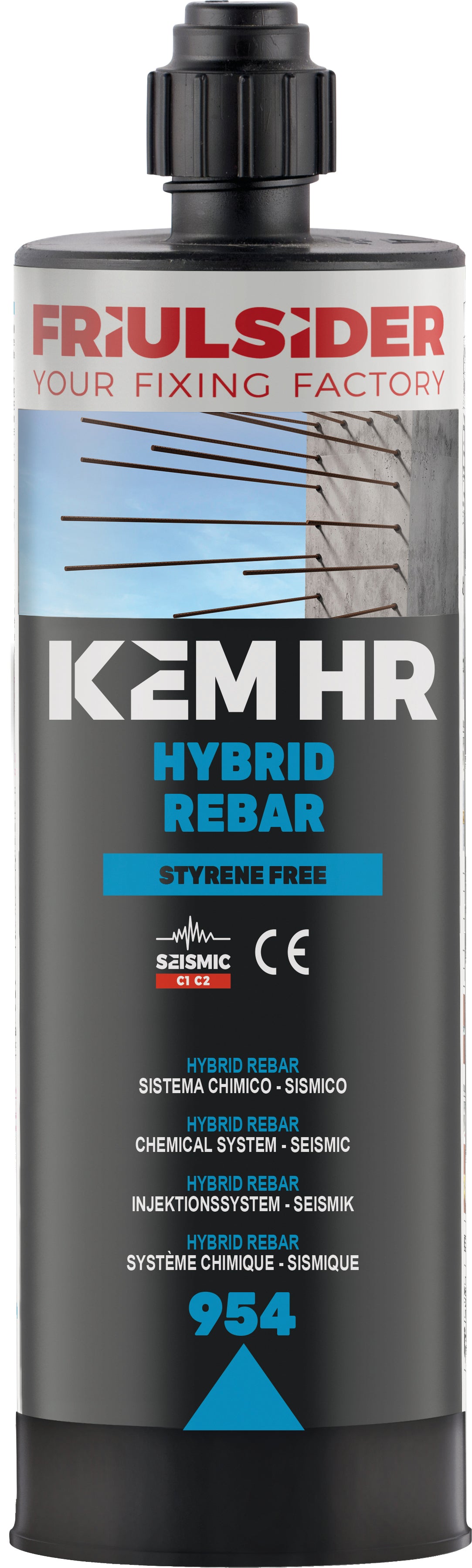 Friulsider ANCORANTE CHIMICO KEM HR - HYBRID REBAR ml. 420 12.00 pz
