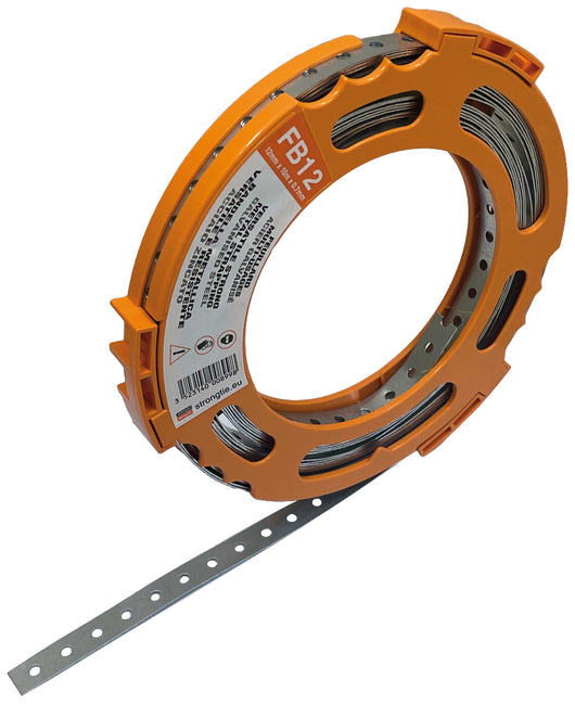 Friulsider BANDELLA METALLICA PERFORATA  mm. 12x10 mt.