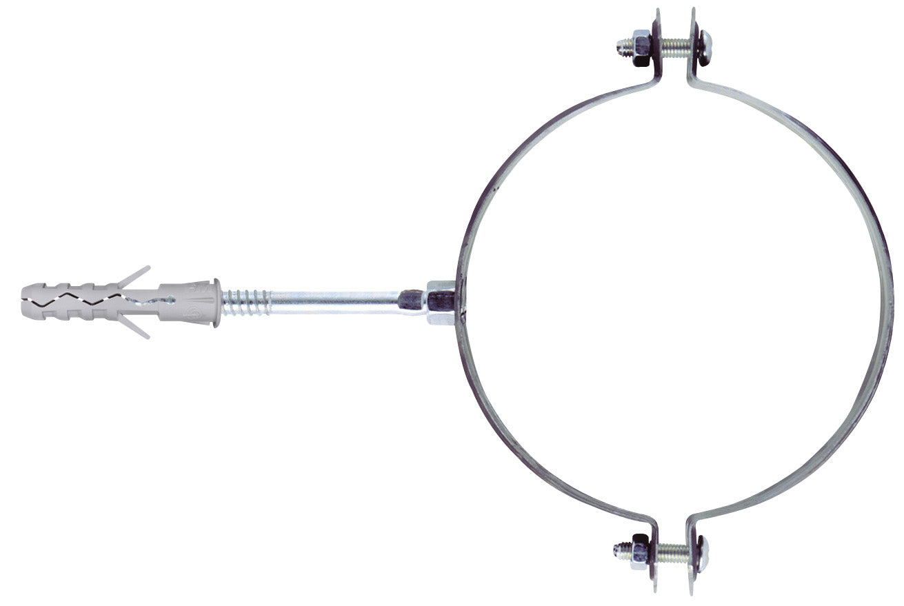 Friulsider COLLARE PER TUBI RAIN 2 PZ.  Zincato Bianco Ø tubo mm.100 25.00 confezioni