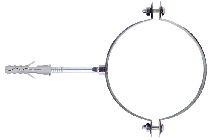 Friulsider COLLARE PER TUBI RAIN 2 PZ.  Zincato Bianco Ø tubo mm.100 25.00 confezioni