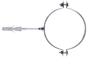 Friulsider COLLARE PER TUBI RAIN 2 PZ.  Zincato Bianco Ø tubo mm.120 /125 25.00 confezioni