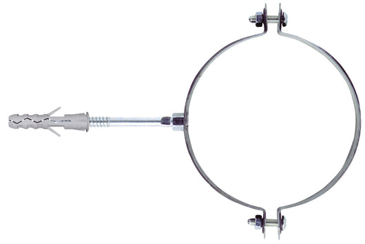 Friulsider COLLARE PER TUBI RAIN 2 PZ.  Zincato Bianco Ø tubo mm.120 /125 25.00 confezioni