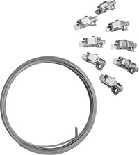 Friulsider KIT NASTRO A FASCETTA W2 mm. 9x3 mt. + 8 GANCI