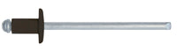 Friulsider RIVETTO A STRAPPO IN ALLUMINIO TESTA DI MORO 500pz. mm.4,0x10