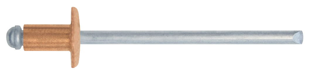Friulsider RIVETTO A STRAPPO IN RAME 100pz. mm. 4,0x11 10.00 confezioni