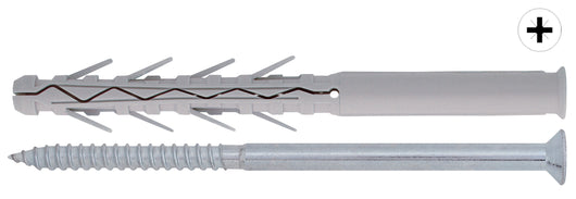 Friulsider TASSELLO TUP4 CON VITE POZIDRIVE  50 PZ. mm. 8x100