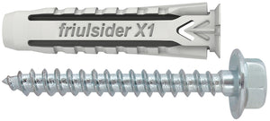 Friulsider TASSELLO UNIVERSALE X1 EVO CON TIRAFONDO  50 PZ. mm. 12x60