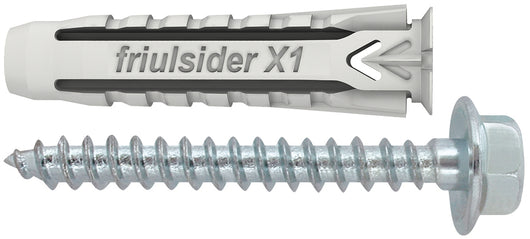 Friulsider TASSELLO UNIVERSALE X1 EVO CON TIRAFONDO 25 PZ. mm. 14x70