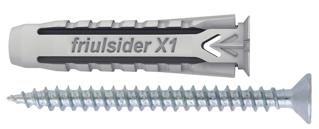 Friulsider TASSELLO UNIVERSALE X1 EVO CON VITE  50 PZ. mm.  8x40