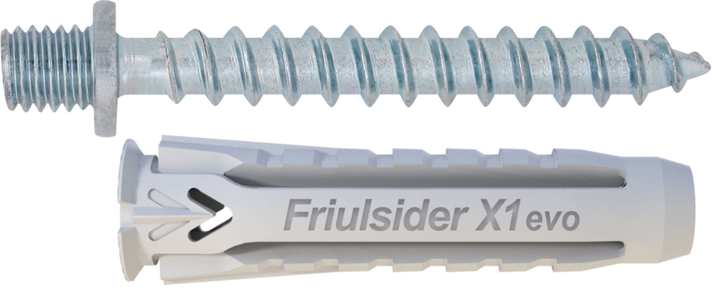 Friulsider TASSELLO UNIVERSALE X1 EVO VITE DOPPIO FILETTO 100 PZ. mm. 6x30