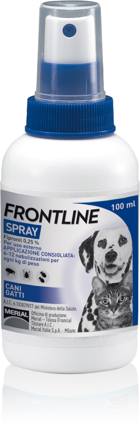 Frontline ANTIPARASSITARIO PER CANI E GATTI SPRAY ml. 100
