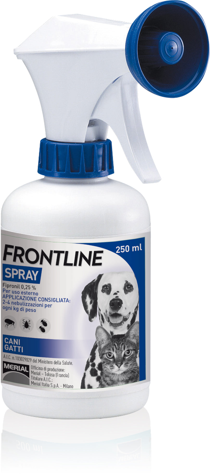 Frontline ANTIPARASSITARIO PER CANI E GATTI SPRAY ml. 250
