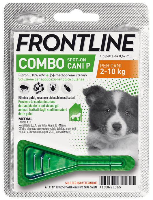 Frontline Combo ANTIPARASSITARIO COMBO  per cani 2÷10 kg. (cf. 1 pipetta)