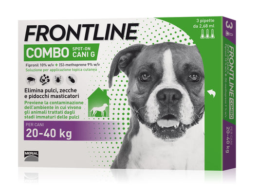 Frontline Combo ANTIPARASSITARIO COMBO per cani 20÷40 kg. (cf. 3 pipette)