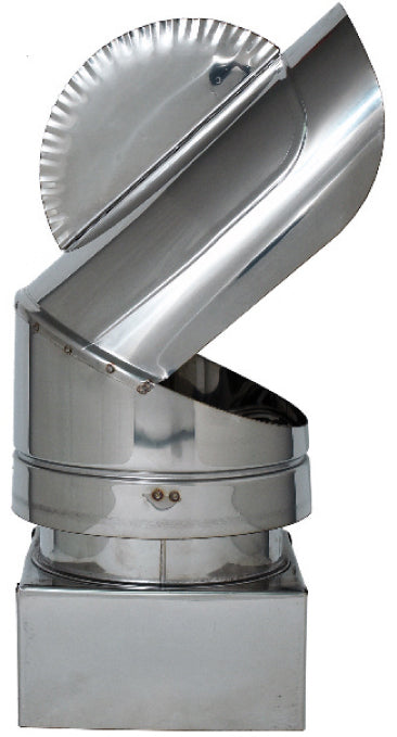 FUMAIOLO GIREVOLE PAPPAGALLO ZINCATO Quadrato cm. 22x22