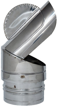 FUMAIOLO GIREVOLE PAPPAGALLO ZINCATO Tondo (attacco maschio) Ø cm. 12