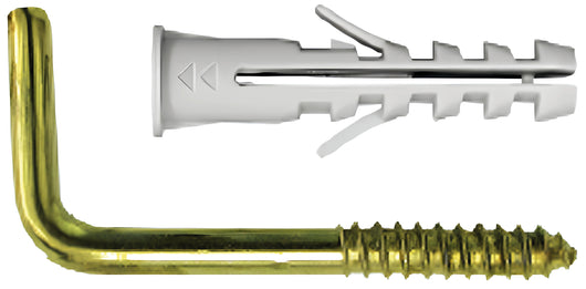 GANCETTO PER QUADRI AQ 8 ganci + 8 tasselli 12.00 confezioni